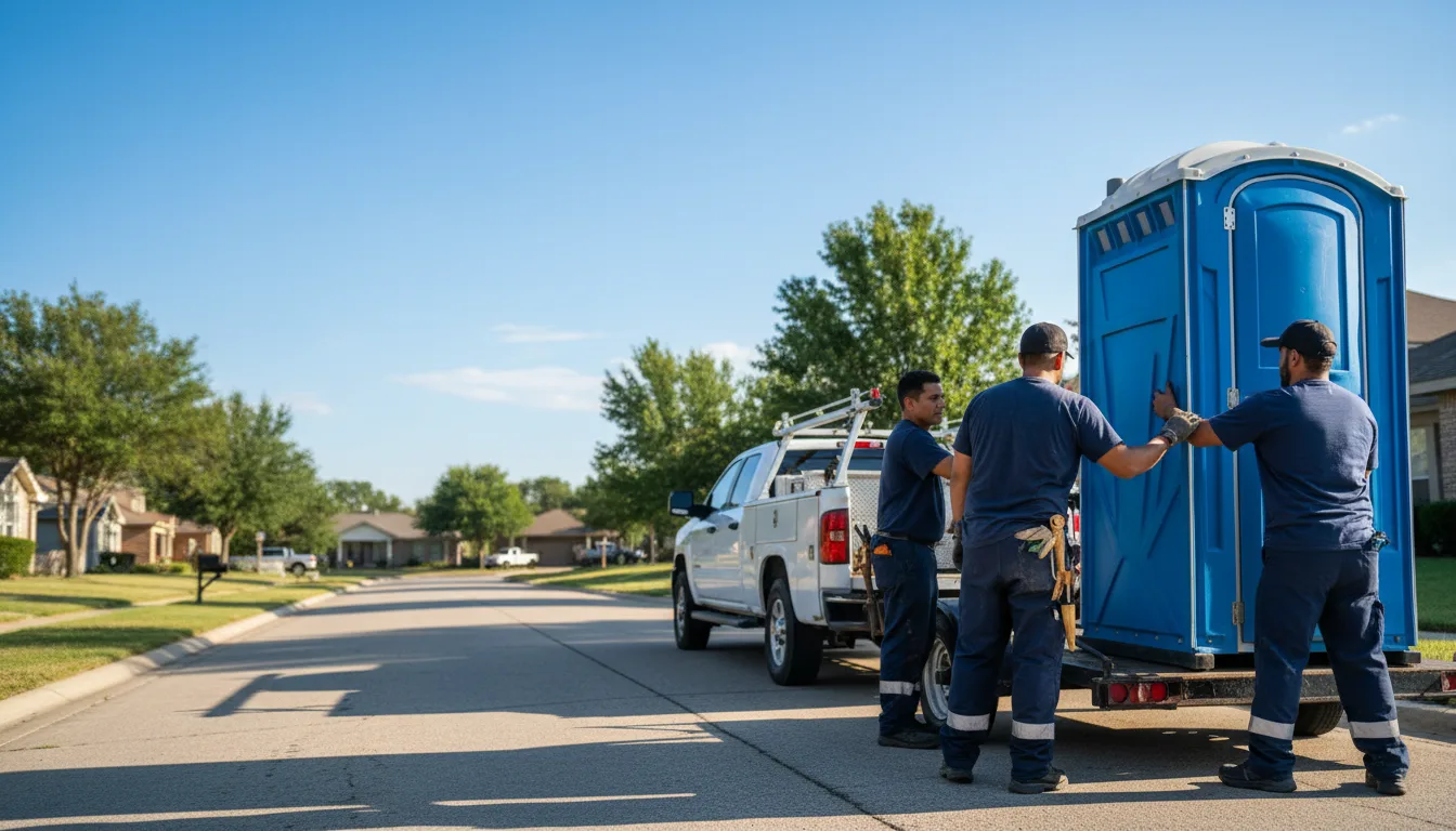 Portable Toilet Rental in Telephone, TX near me